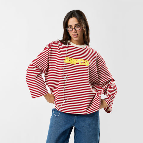 EoS / The SSPCS Striped Longsleeve - Red