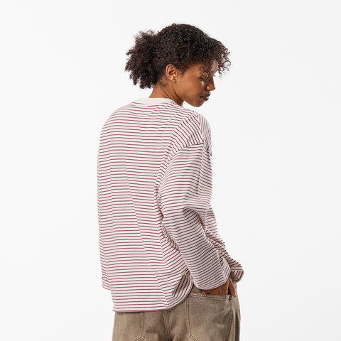 PL / The SSPCS Striped Longsleeve - Red & White