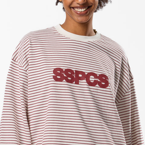 PL / The SSPCS Striped Longsleeve - Red & White