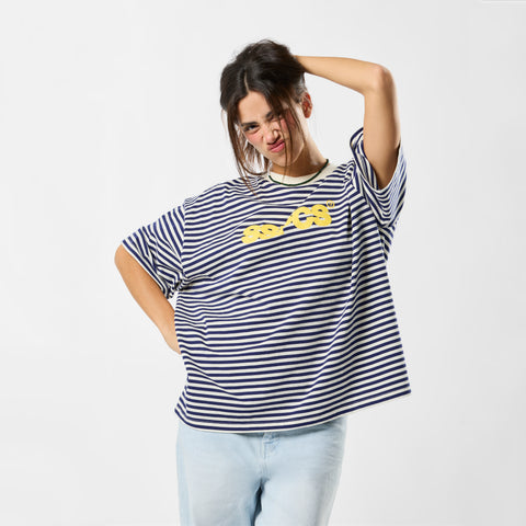 EoS / The SSPCS Striped Tee - Dark Blue