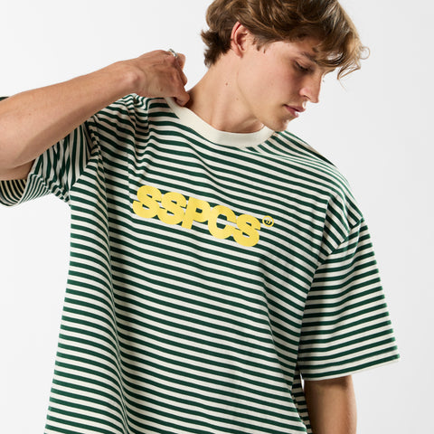 EoS / The SSPCS Striped Tee - Forest Green