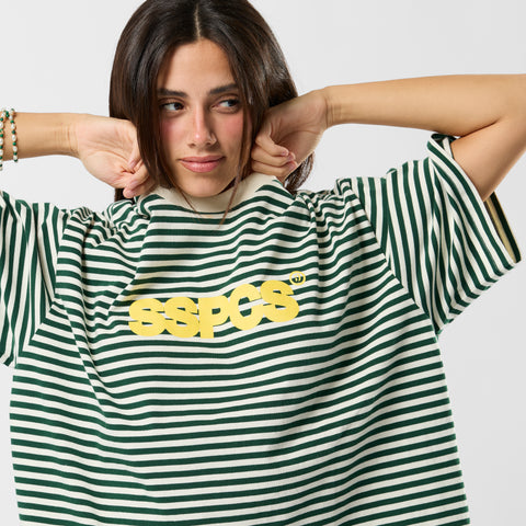 EoS / The SSPCS Striped Tee - Forest Green