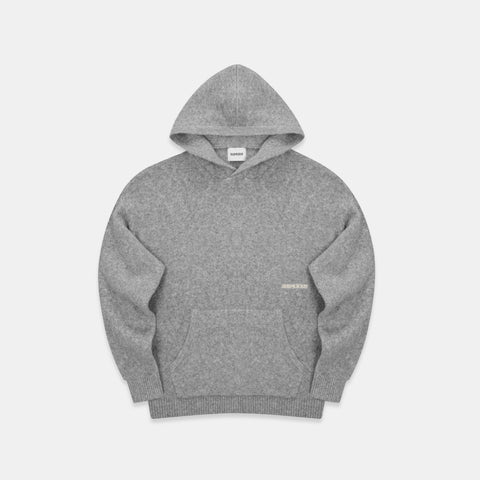 Fall / The SUS Knitted Hoodie - Heather Grey