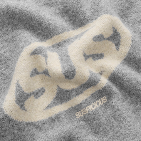 Fall / The SUS Knitted Hoodie - Heather Grey