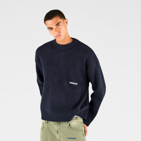 Fall 1 / The SUS Knitted Sweat - Navy