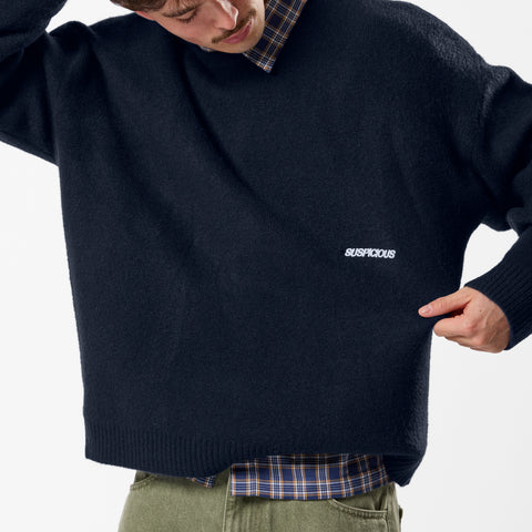 PL / The SUS Knitted Sweat - Navy
