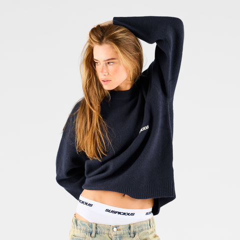 Fall 1 / The SUS Knitted Sweat - Navy