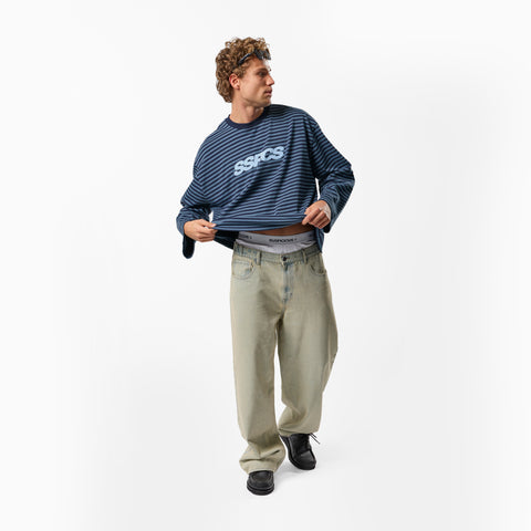 PL / The Slanted SSPCS Striped Longsleeve - Nightfall Tone