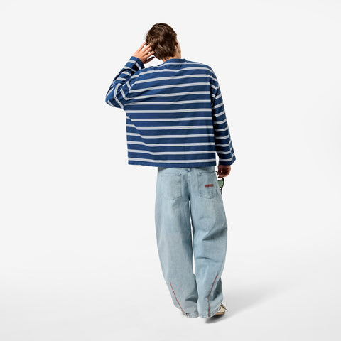 Bestsellers Variants / The Slanted Striped Longsleeve - Nightfall