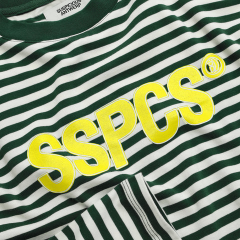 The SSPCS Striped Longsleeve - Green Yellow