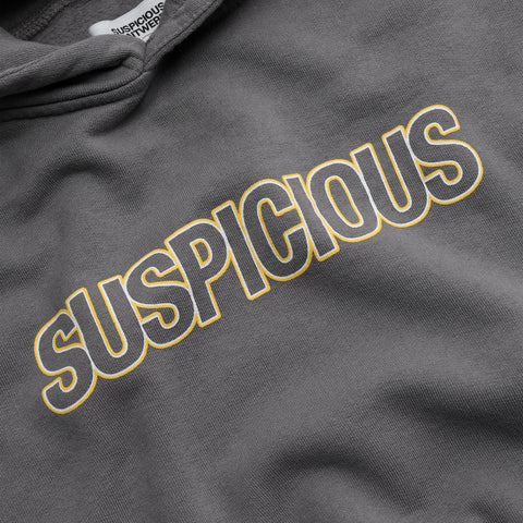 The Suspicious Lining Hoodie - Dark Shadow