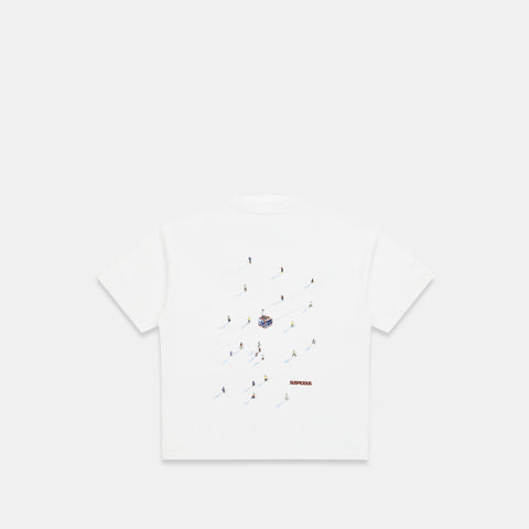 Winter1 / The Skier Tee - White