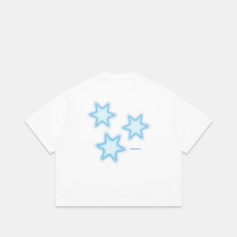 GTD2 / TriStar Blue Tee - White