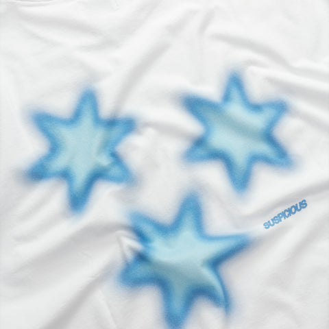 GTD2 / TriStar Blue Tee - White