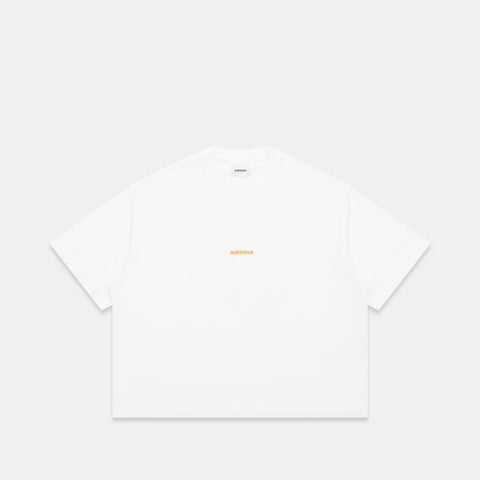 GTD2 / TriStar Orange Tee - White