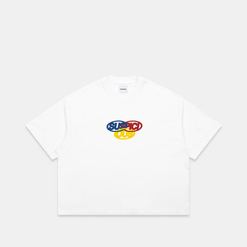 GTD2 / Tricolour Tee - White