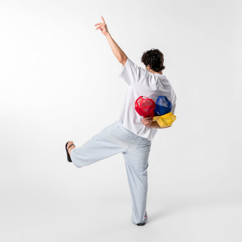 GTD2 / Tricolour Tee - White