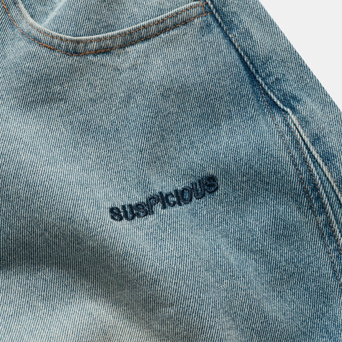 Winter 1 / Two Tone Jeans - Bleached & Washed Blue