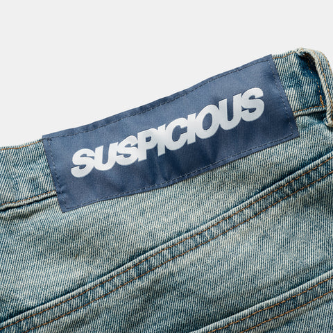 Winter 1 / Two Tone Jeans - Bleached & Washed Blue