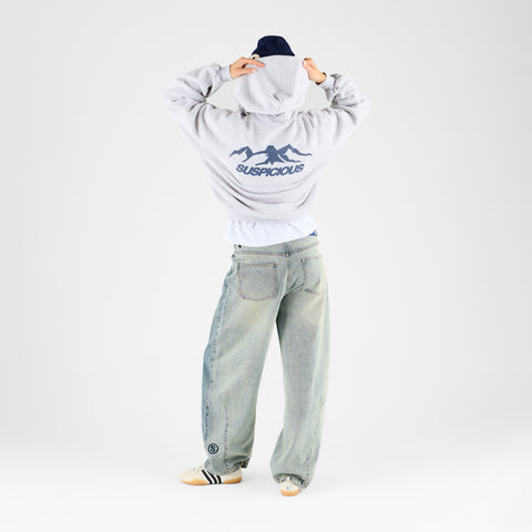 Winter 1 / Two Tone Jeans - Bleached & Washed Blue