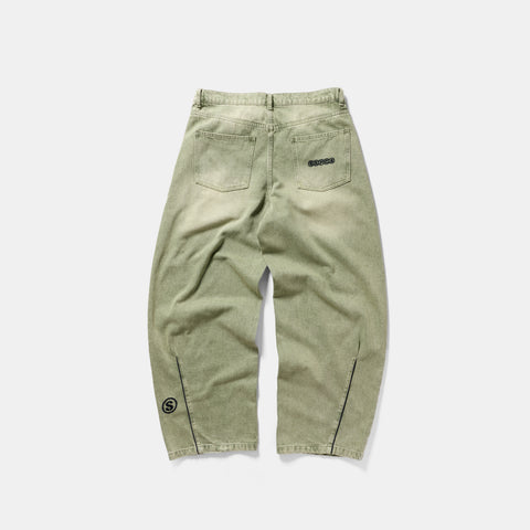 Fall / SSPCS Club Barrel Jeans - Washed Matcha