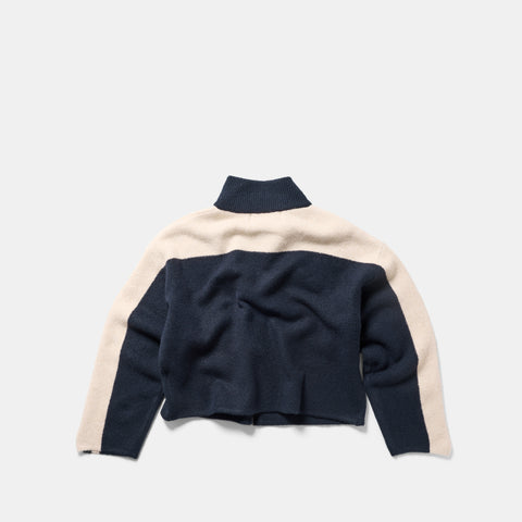 Women Drop / Val W Loose Knit Zip Up - Nightfall