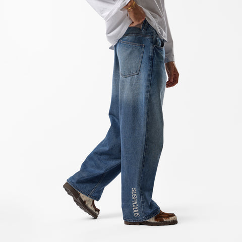 Winter4 / Vertified Baggy Jeans - Washed Blue
