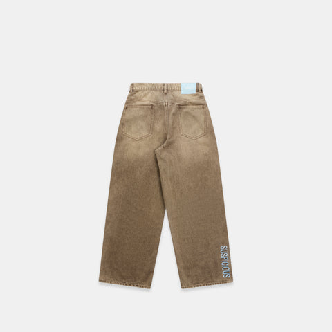 Winter4 / Vertified Baggy Jeans - Washed Brown