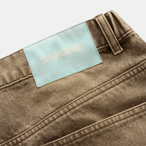 Winter4 / Vertified Baggy Jeans - Washed Brown