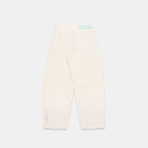 Spring 1 / Vertified Barrel Jeans - Egret