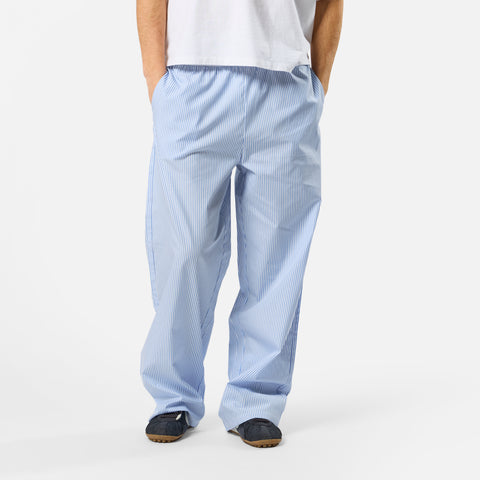 Spring 1 / Vertified Striped Cotton Pants - Blue