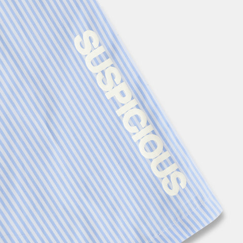 Spring 1 / Vertified Striped Cotton Pants - Blue