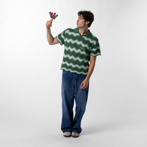 Spring / Wavy Polo - Green