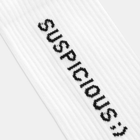 PL / The Smiley Socks - White