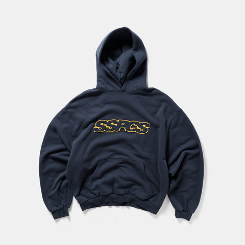 Summer Stripes / Yellow Layered SSPCS Applique Hoodie - Nightfall