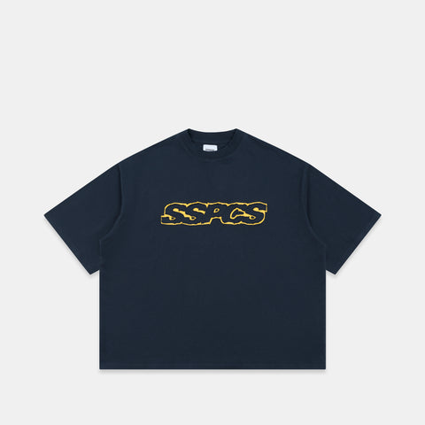 Summer Stripes / Yellow Layered SSPCS Applique Tee - Nightfall