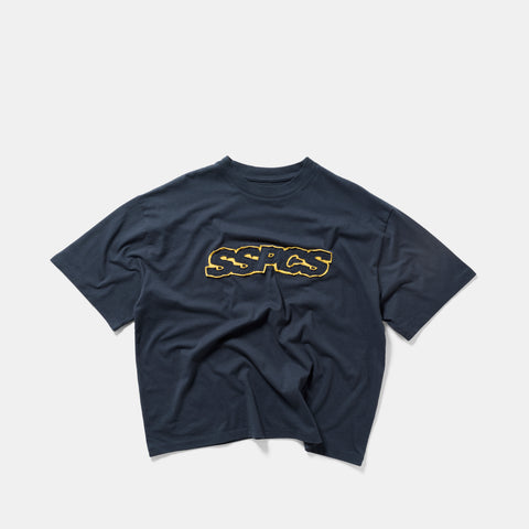 Summer Stripes / Yellow Layered SSPCS Applique Tee - Nightfall