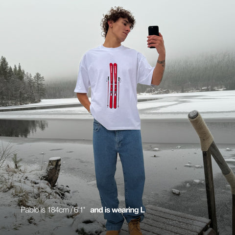 The Suspicious Ski Tee - White