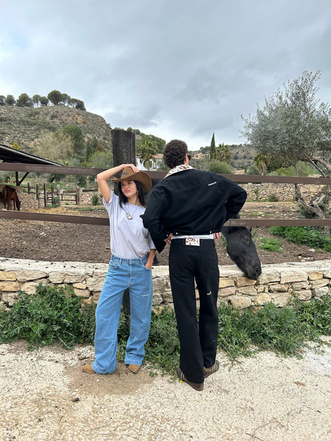 Daisy Wide Leg Denim - Black