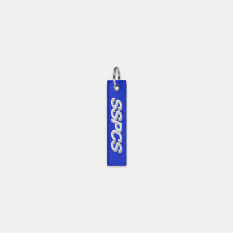 PL / Track Embroidered Keychain - Big Blue