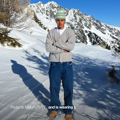 Everything Knitted / The Suspicious Knitted Cardigan - Heather Grey