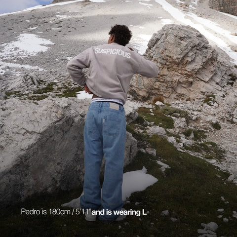 The Suspicious Crewneck - Nomad Grey