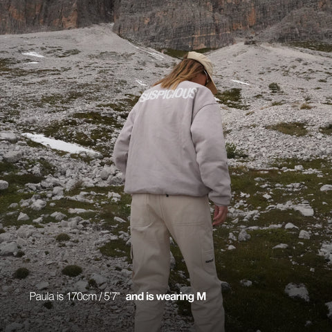 The Suspicious Crewneck - Nomad Grey