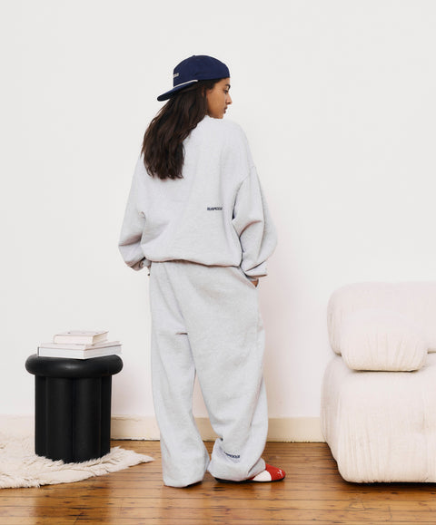 The Essentials Crewneck - Neutral Heather