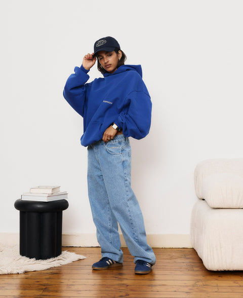 The Essentials Hoodie - Big Blue