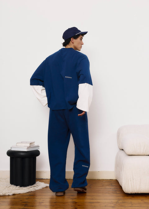 The Essentials Layered Longsleeve - Navy