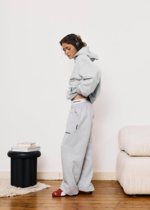 The Essentials Hoodie - Neutral Heather