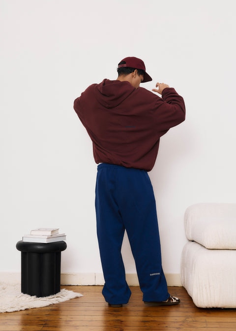 The Essentials Hoodie - Burgundy