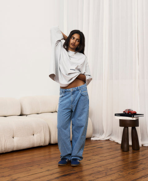 The Essentials Tee - Neutral Heather