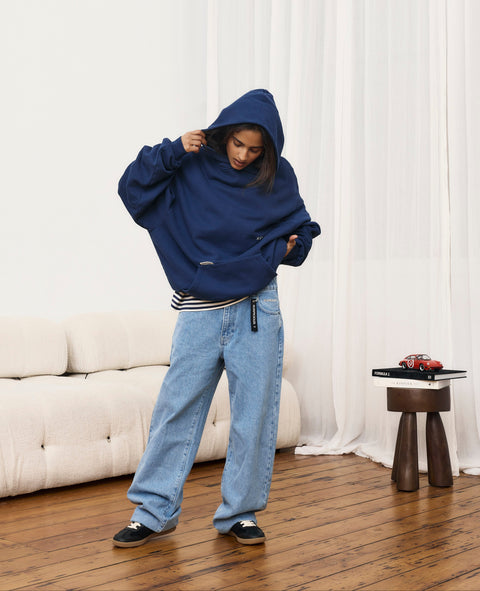 The Essentials Hoodie - Navy